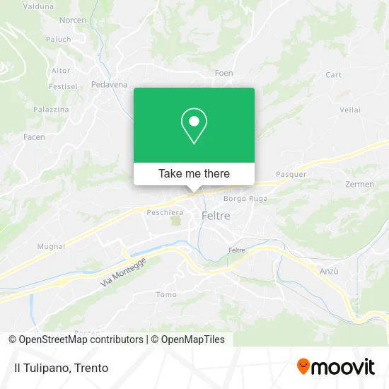 Il Tulipano map