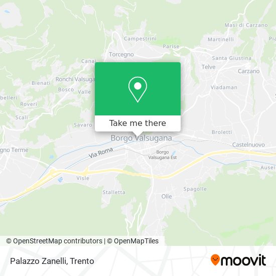 Palazzo Zanelli map