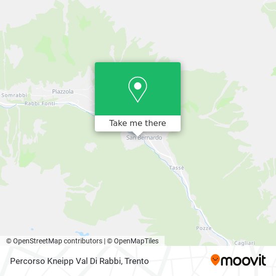 Percorso Kneipp Val Di Rabbi map