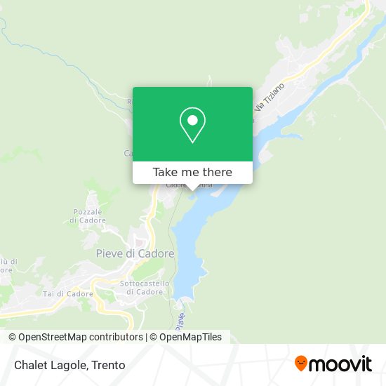 Chalet Lagole map