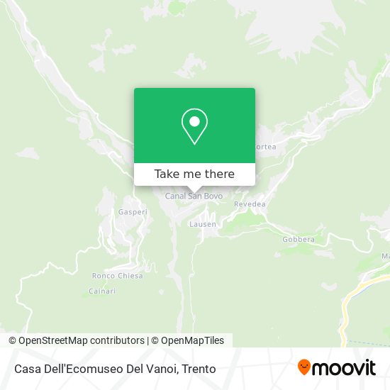 Casa Dell'Ecomuseo Del Vanoi map