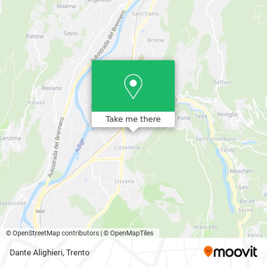 Dante Alighieri map