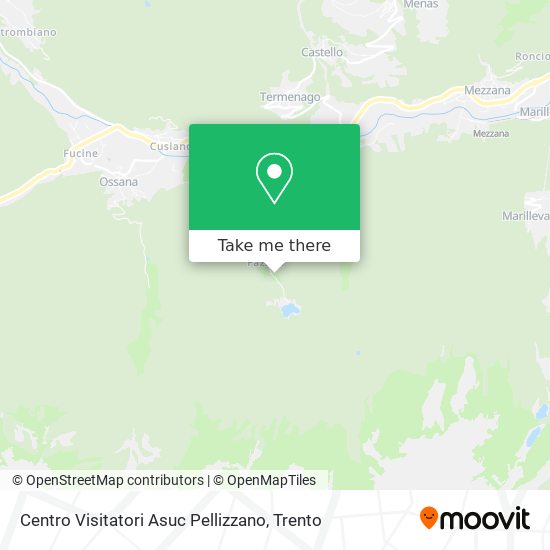 Centro Visitatori Asuc Pellizzano map