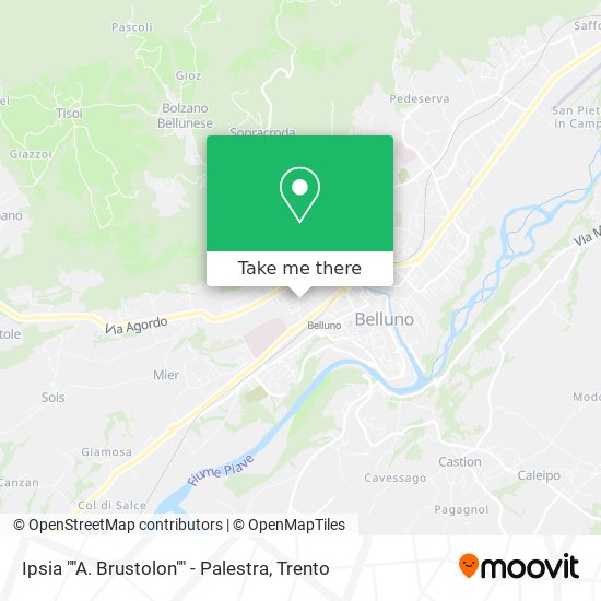 Ipsia ""A. Brustolon"" - Palestra map