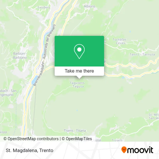 St. Magdalena map