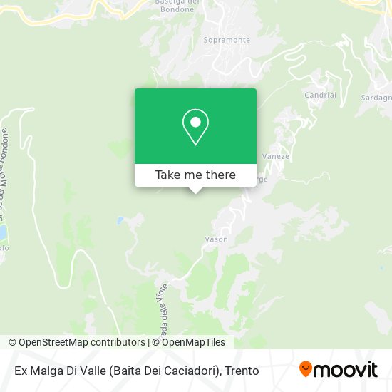 Ex Malga Di Valle (Baita Dei Caciadori) map