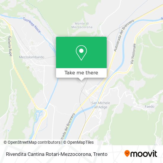 Rivendita Cantina Rotari-Mezzocorona map