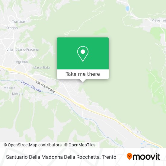 Santuario Della Madonna Della Rocchetta map