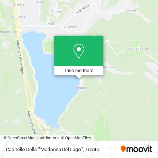 Capitello Della ""Madonna Del Lago"" map