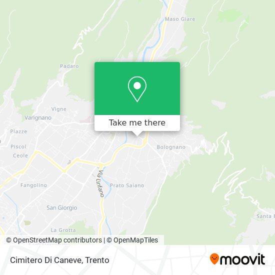 Cimitero Di Caneve map