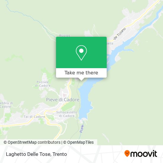 Laghetto Delle Tose map