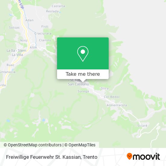 Freiwillige Feuerwehr St. Kassian map