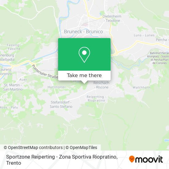 Sportzone Reiperting - Zona Sportiva Riopratino map