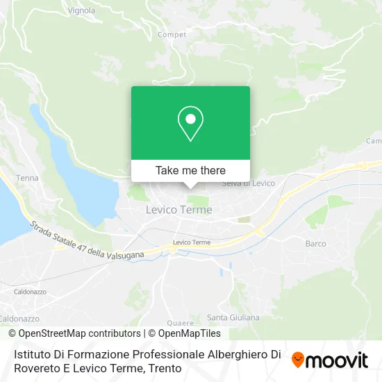 Istituto Di Formazione Professionale Alberghiero Di Rovereto E Levico Terme map