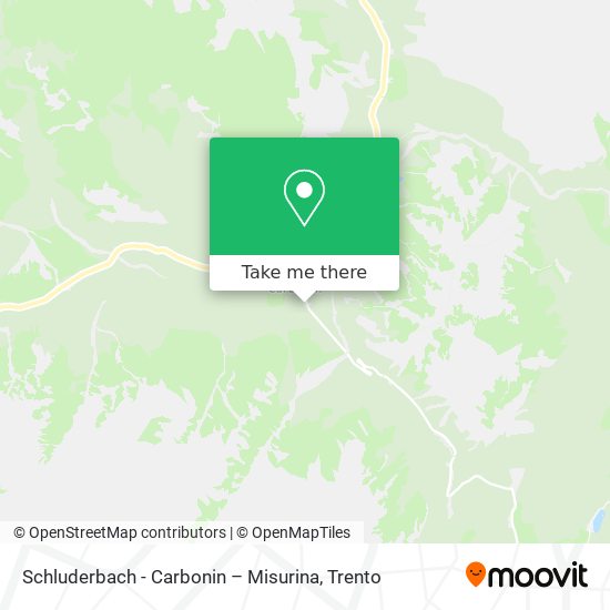 Schluderbach - Carbonin – Misurina map