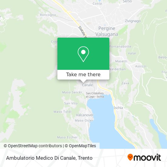 Ambulatorio Medico Di Canale map