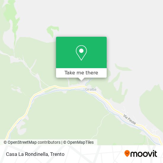 Casa La Rondinella map