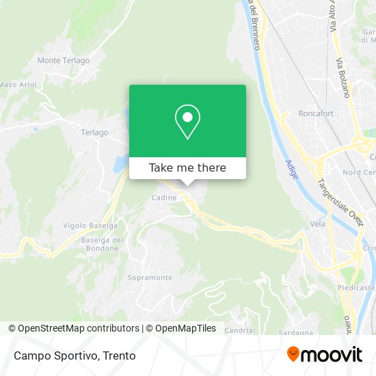Campo Sportivo map