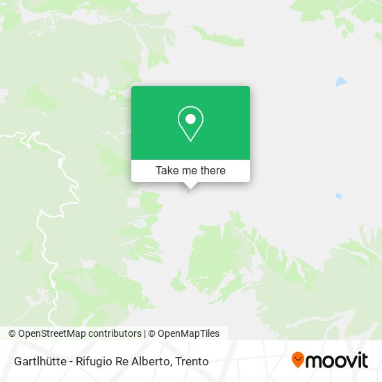 Gartlhütte - Rifugio Re Alberto map