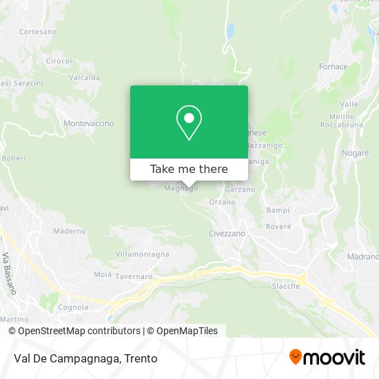 Val De Campagnaga map