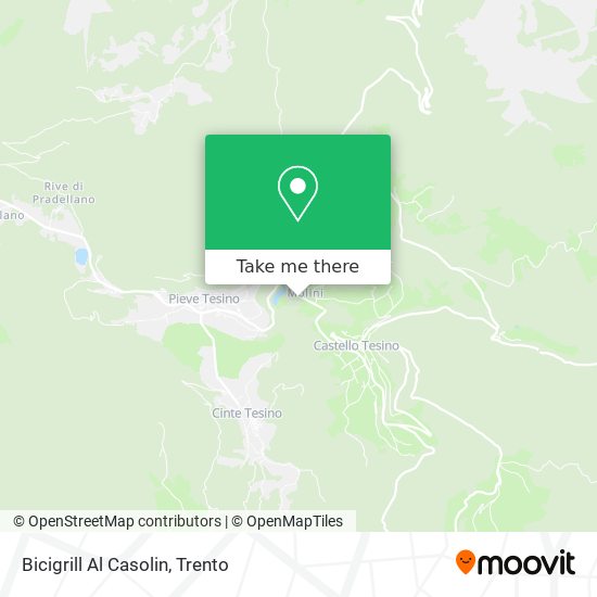 Bicigrill Al Casolin map