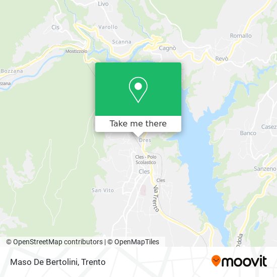 Maso De Bertolini map