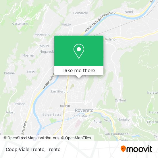 Coop Viale Trento map