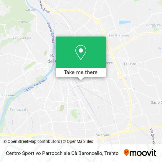 Centro Sportivo Parrocchiale Cà Baroncello map