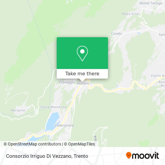 Consorzio Irriguo Di Vezzano map