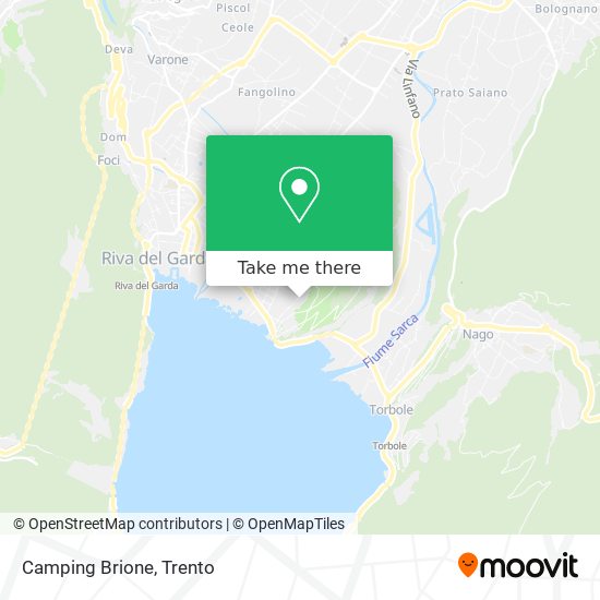 Camping Brione map