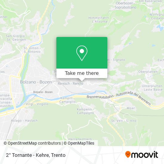 2° Tornante - Kehre map