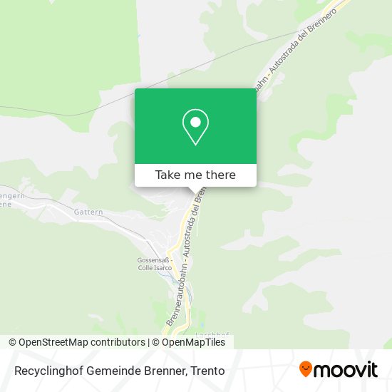 Recyclinghof Gemeinde Brenner map