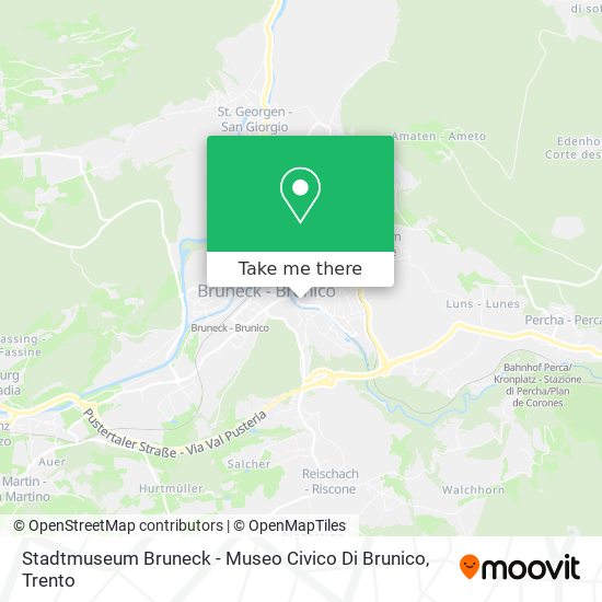 Stadtmuseum Bruneck - Museo Civico Di Brunico map