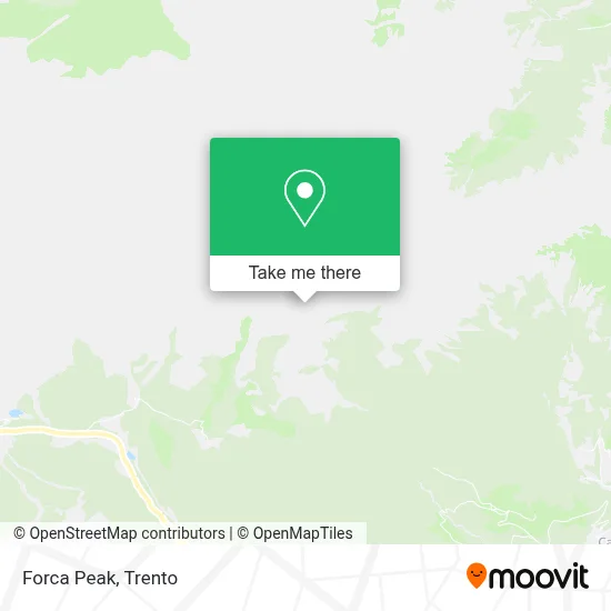 Forca Peak map