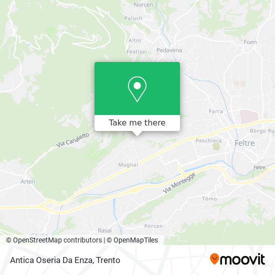Antica Oseria Da Enza map