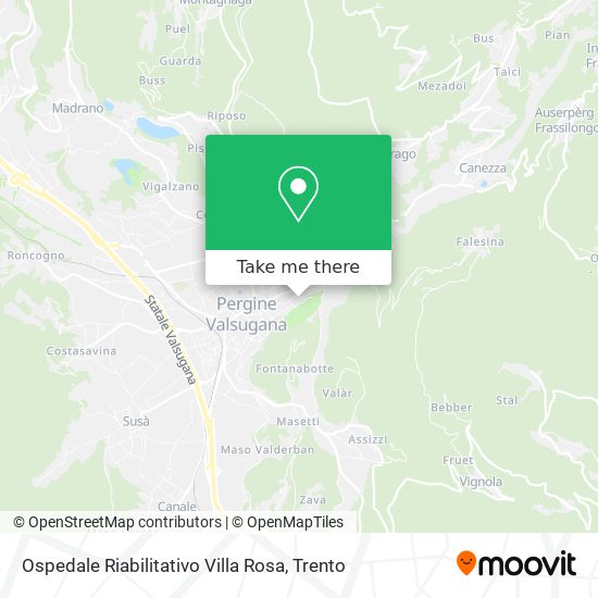 Ospedale Riabilitativo Villa Rosa map