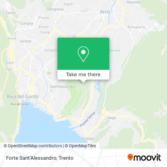 Forte Sant'Alessandro map