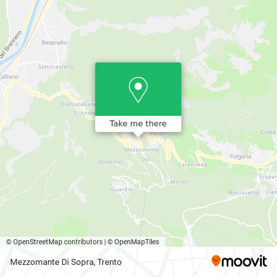 Mezzomante Di Sopra map