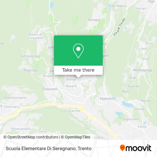 Scuola Elementare Di Seregnano map