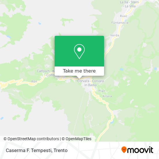 Caserma F. Tempesti map