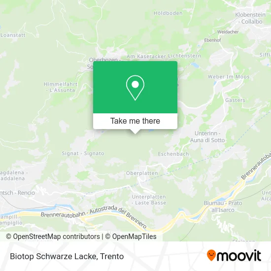 Biotop Schwarze Lacke map