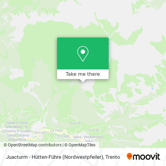Juacturm - Hütten-Führe (Nordwestpfeiler) map