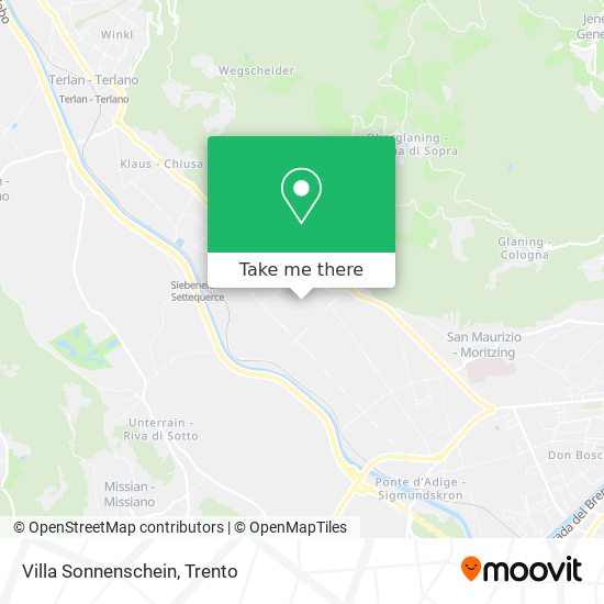 Villa Sonnenschein map