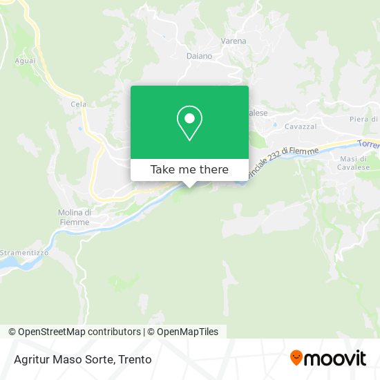Agritur Maso Sorte map