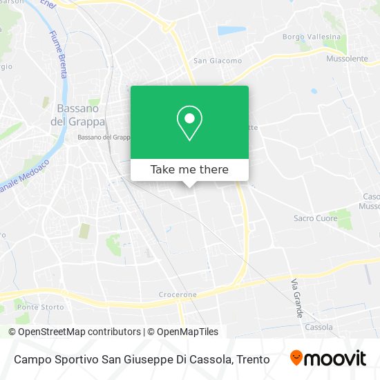 Campo Sportivo San Giuseppe Di Cassola map
