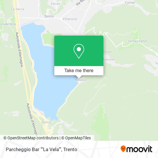 Parcheggio Bar ""La Vela"" map