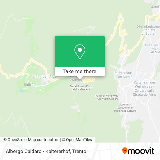 Albergo Caldaro - Kaltererhof map