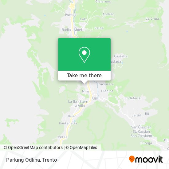 Parking Odlina map