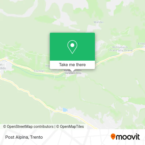 Post Alpina map