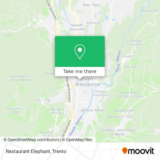 Restaurant Elephant map